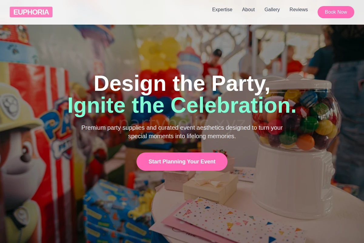 Euphoria Party Supplies